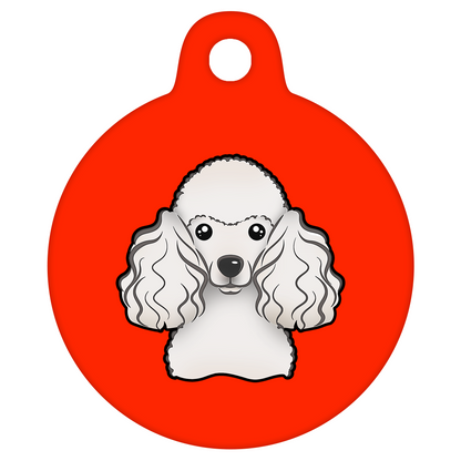 19mm Diameter Tiny Size - Poodle Design