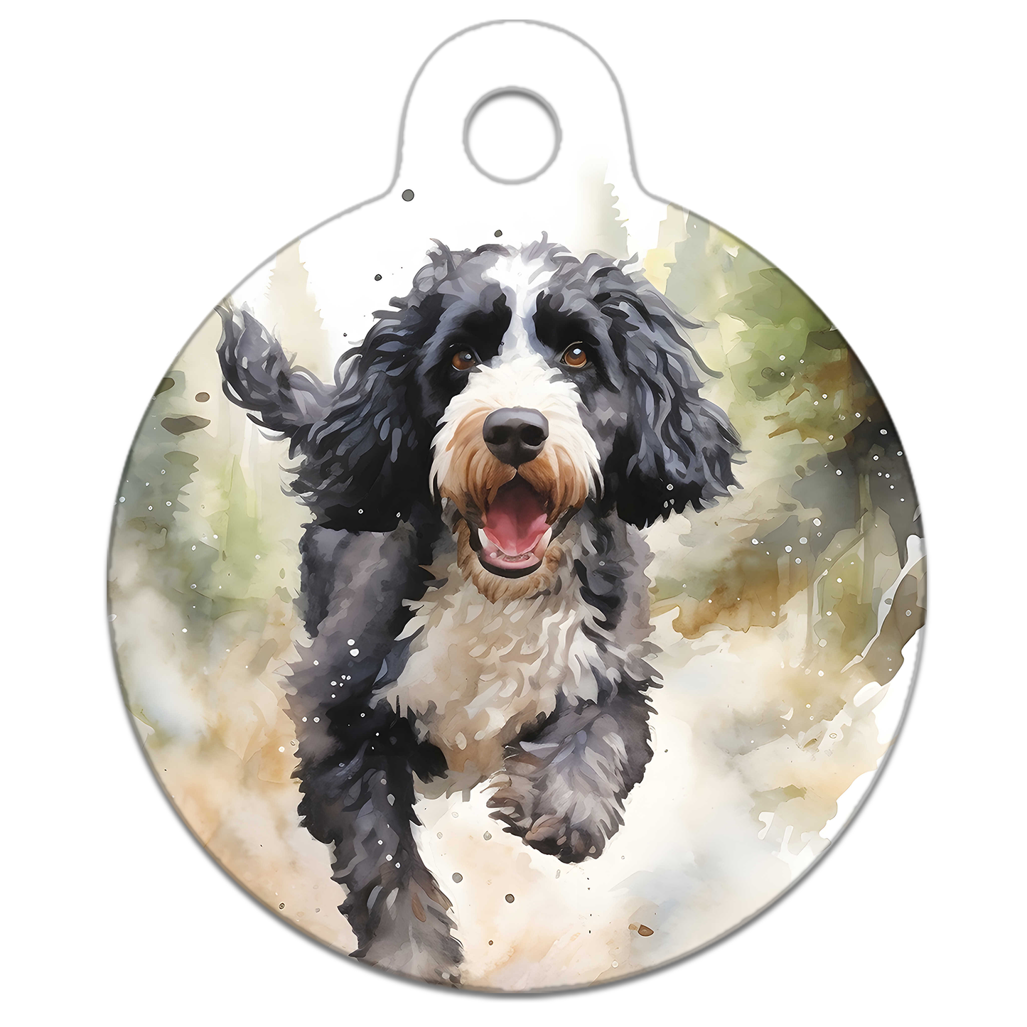 Woodland Running Dog Tag