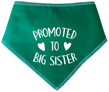 Promoted To Big Sister Dog Bandana