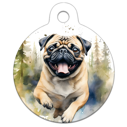 Woodland Running Dog Tag