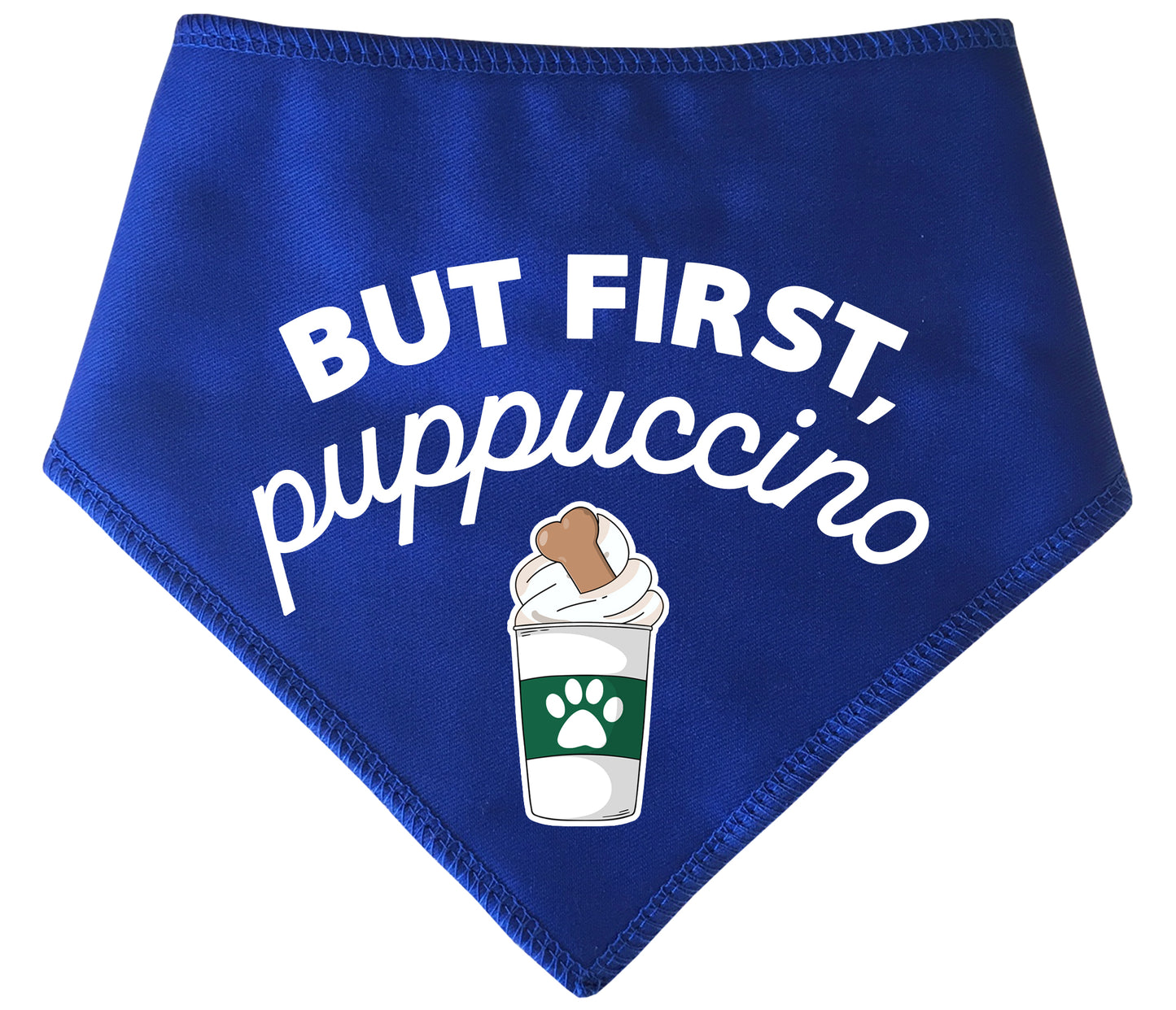 But First Puppuccino Coffee Dog Bandana