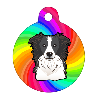 19mm Diameter Tiny Size - Border Collie Dog