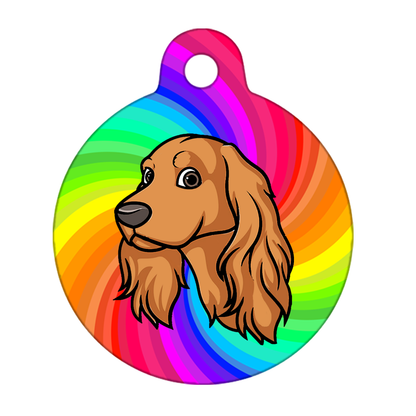 31mm Diameter Medium Size - Cocker Spaniel Design