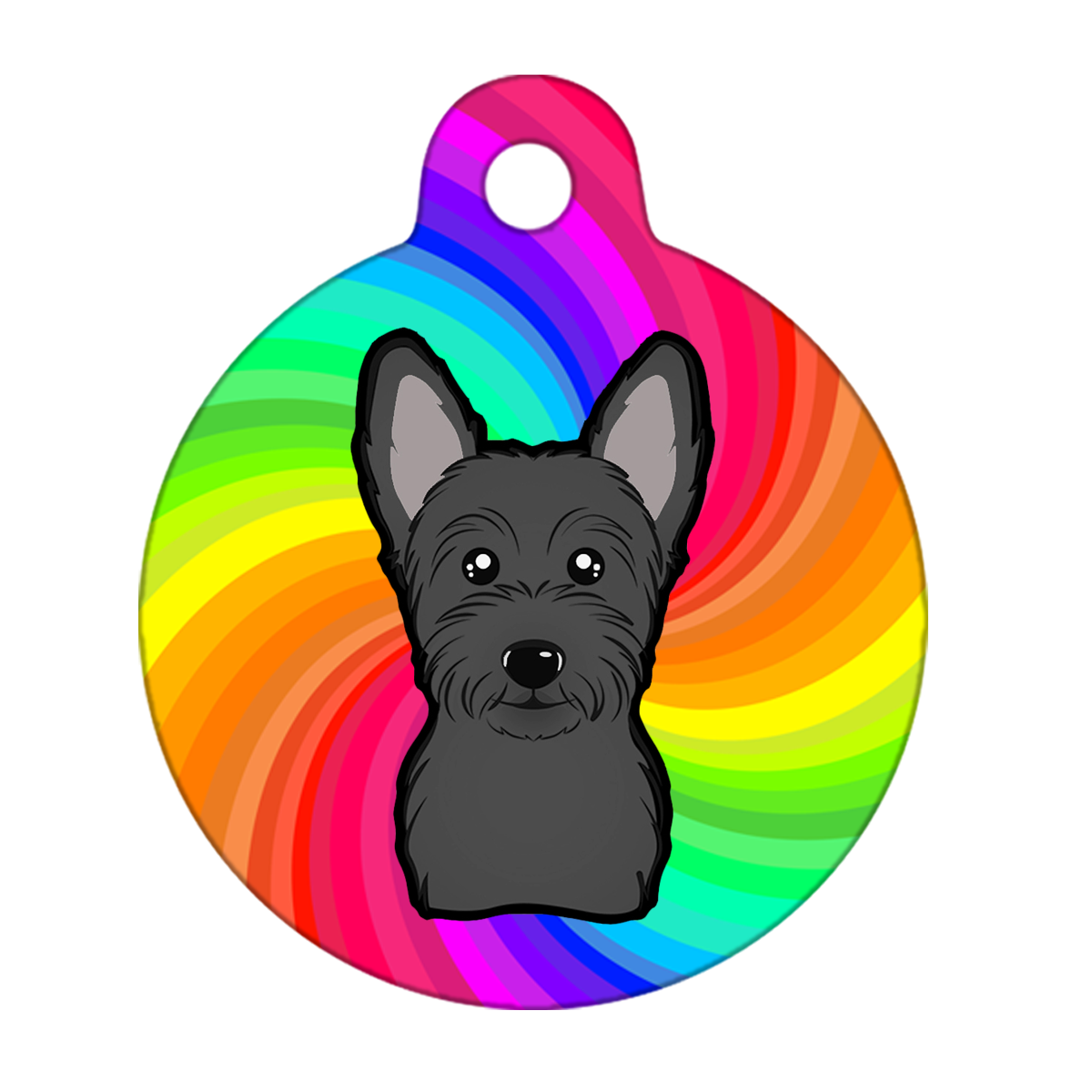 38mm Diameter Large Size - Scottish Terrier Dog