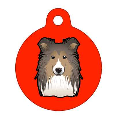 19mm Diameter Tiny Size - Shetland Dog