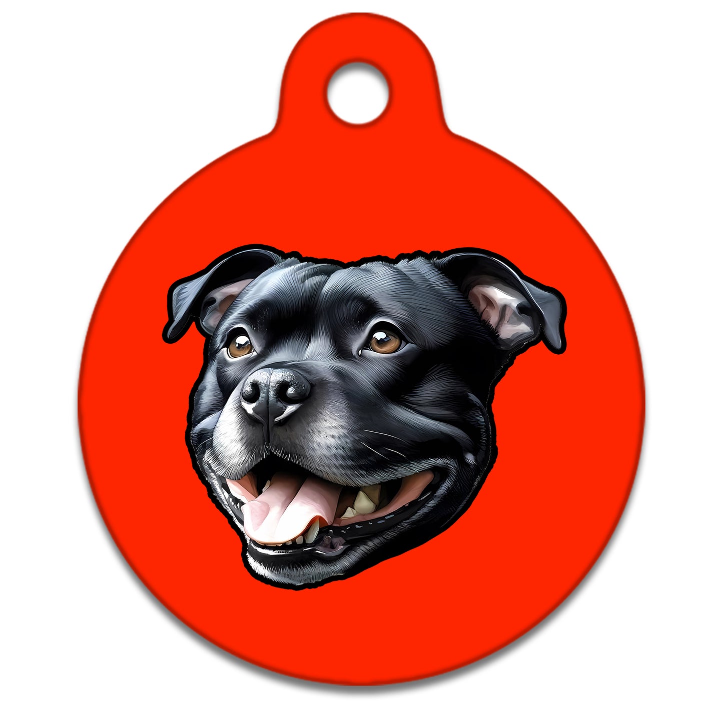 25mm Diameter Small Size - Staffie Dog