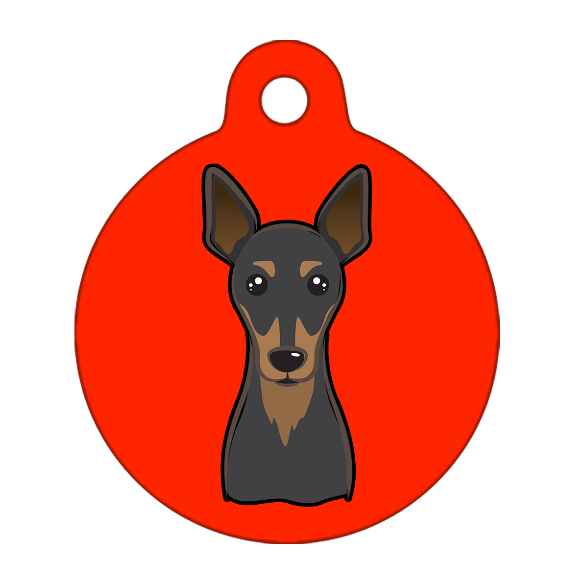 31mm Diameter Medium Size - Pinscher Dog