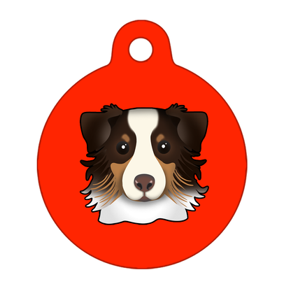 31mm Diameter Medium Size - Australian Shepherd Dog