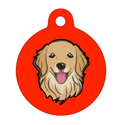 38mm Diameter Large Size - Golden Retriever