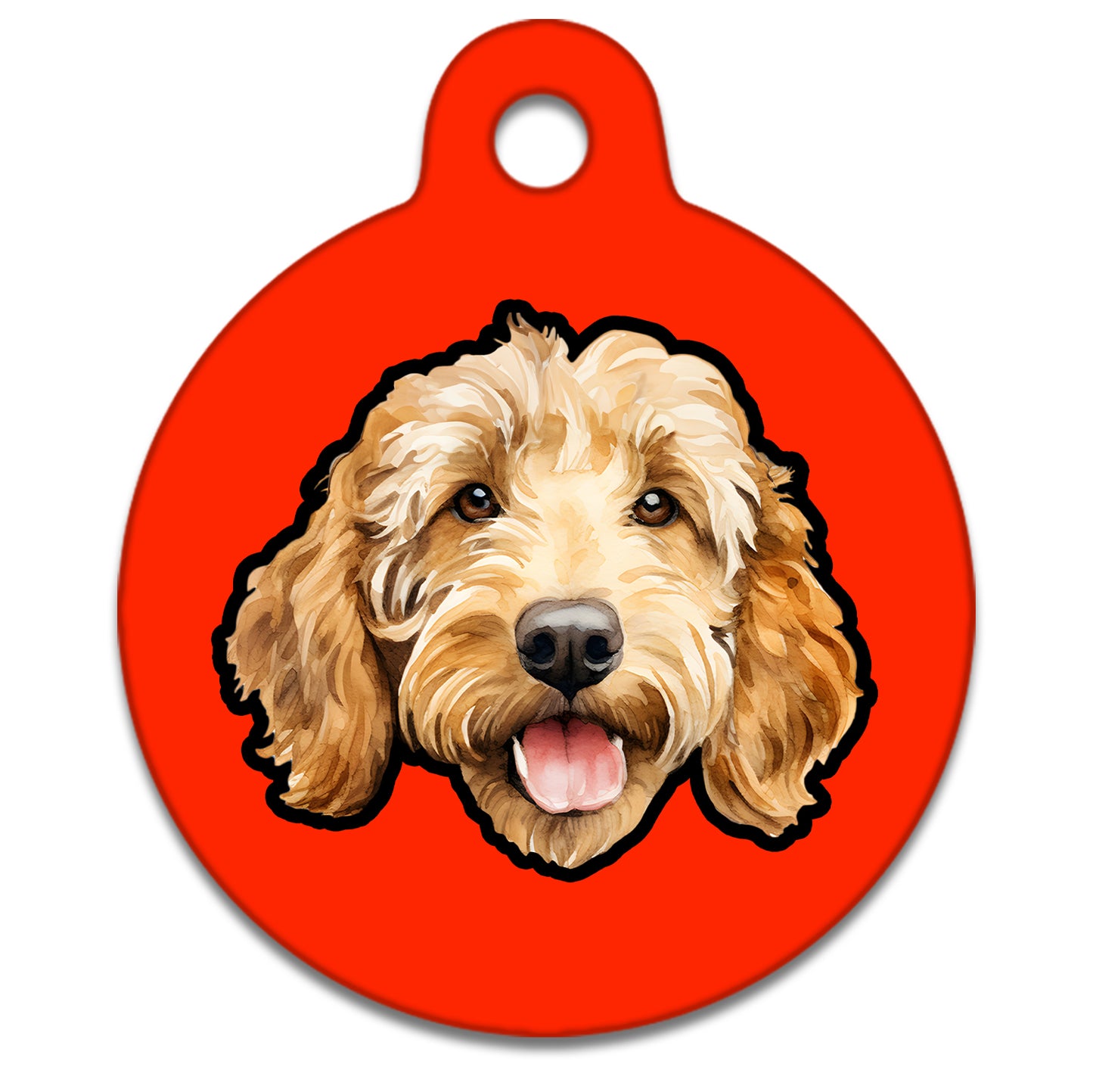 25mm Diameter Small Size - Doodle Dog