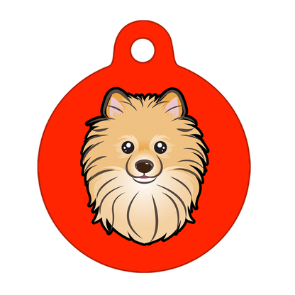 25mm Diameter Small Size - Pomeranian Dog