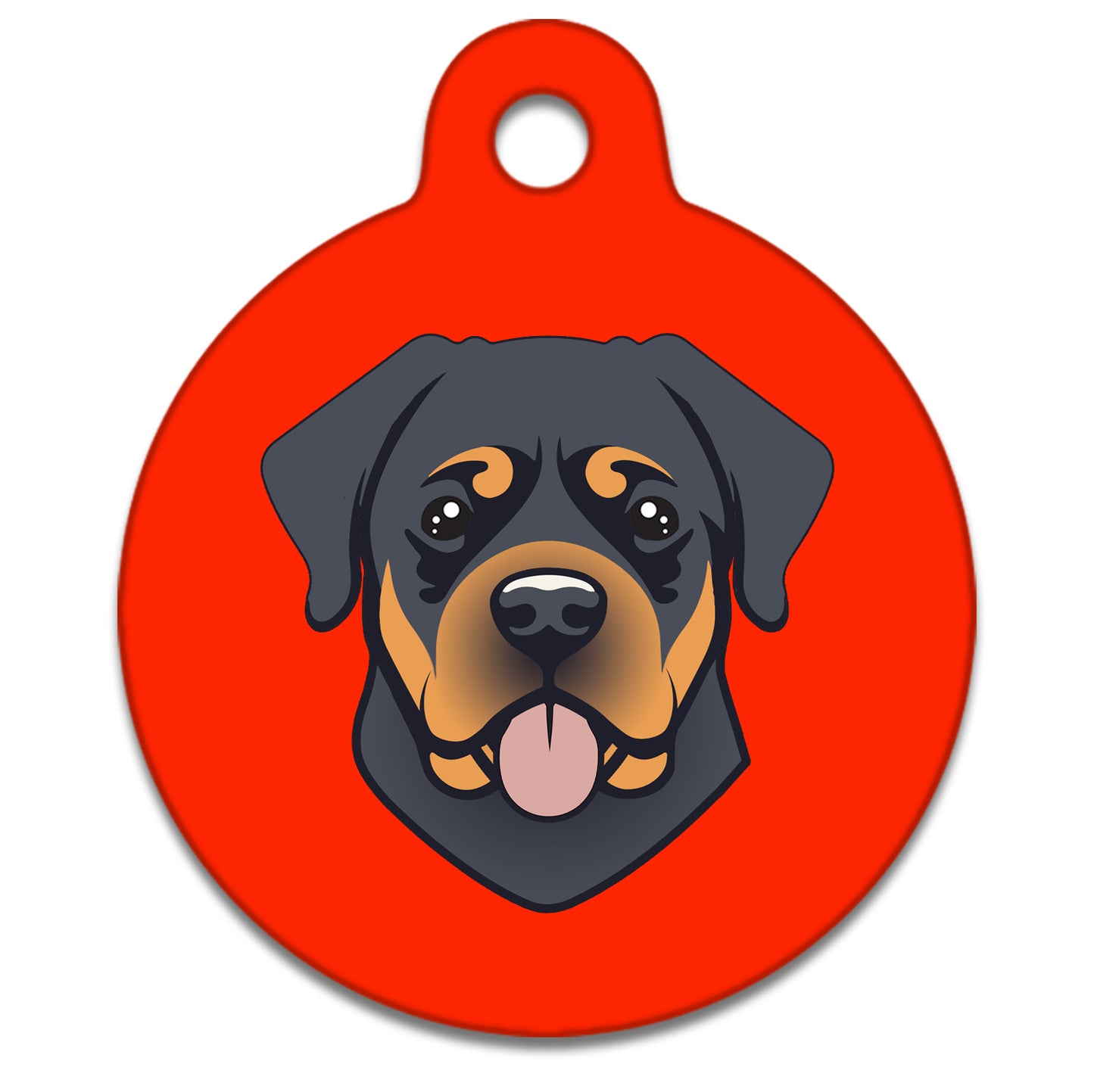 38mm Diameter Large Size - Rottweiler Dog