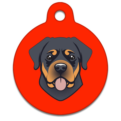 38mm Diameter Large Size - Rottweiler Dog