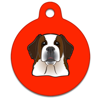 19mm Diameter Tiny Size - Saint Bernard Dog