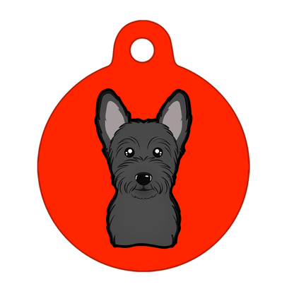 38mm Diameter Large Size - Scottish Terrier Dog