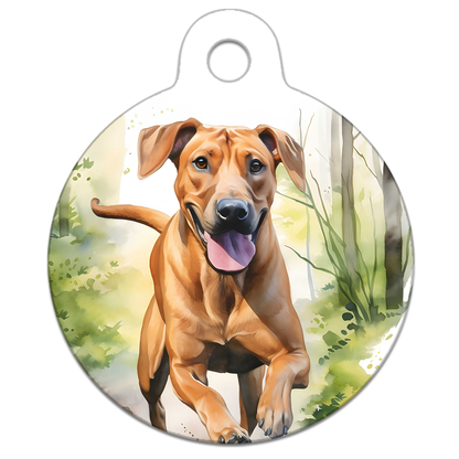 Woodland Running Dog Tag