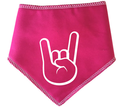 Devil Horns Rock Legends Dog Bandana