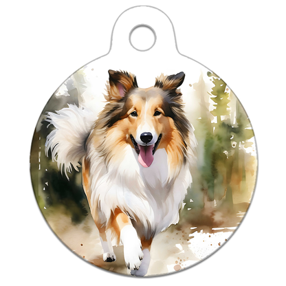 Woodland Running Dog Tag