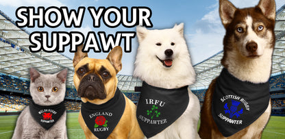 England Rugby Suppawter Dog Bandana