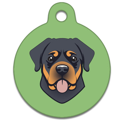 38mm Diameter Large Size - Rottweiler Dog