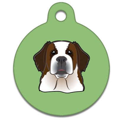19mm Diameter Tiny Size - Saint Bernard Dog