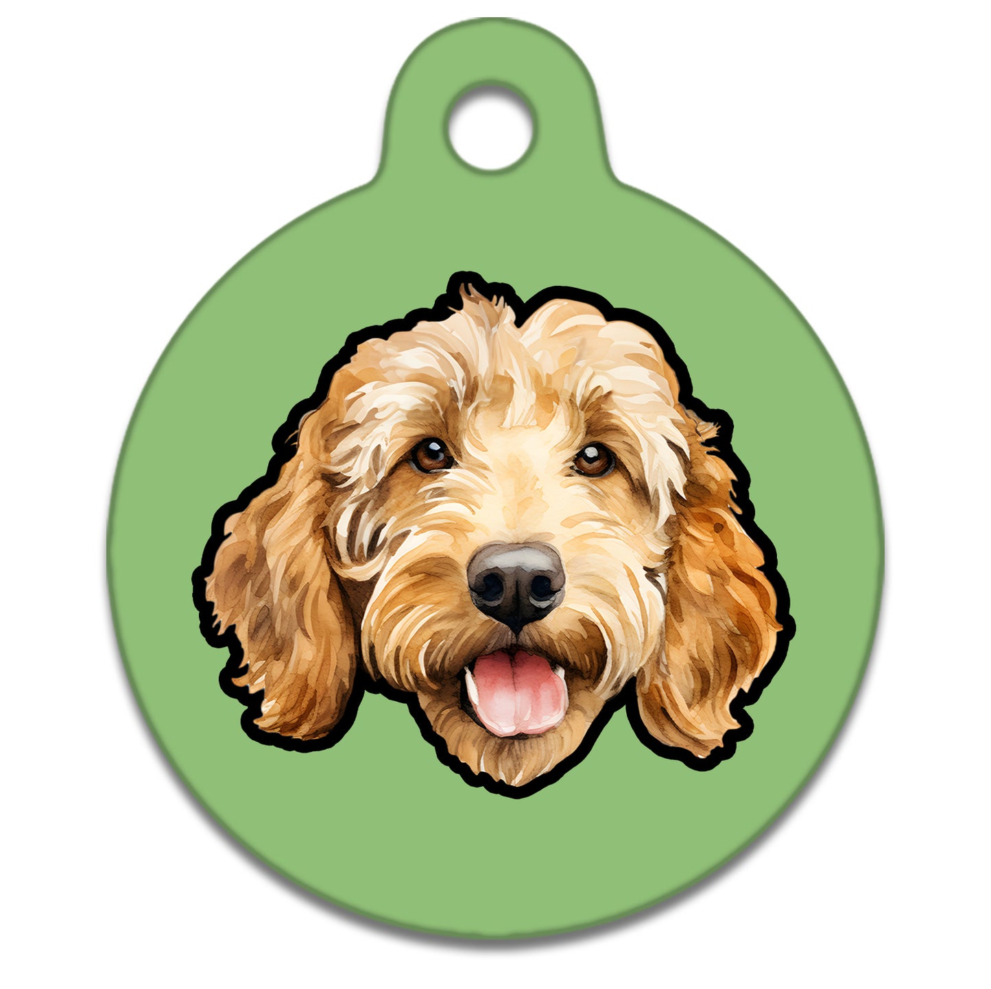 25mm Diameter Small Size - Doodle Dog