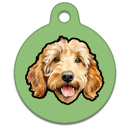 25mm Diameter Small Size - Doodle Dog