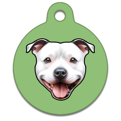 25mm Diameter Small Size - Staffie Dog