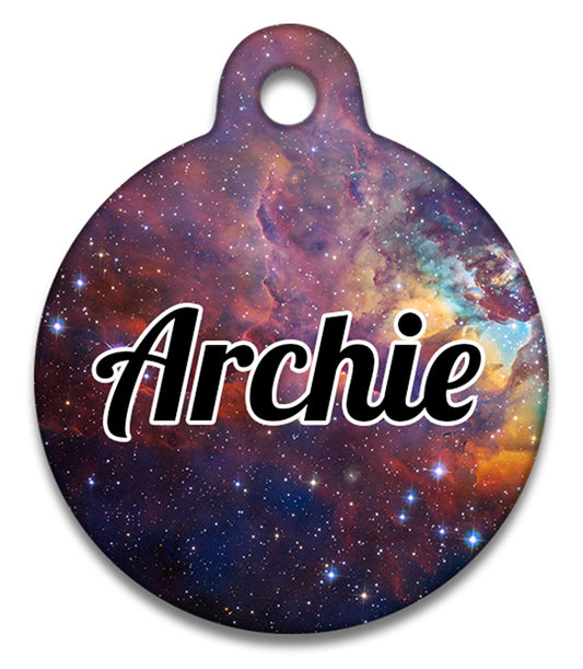 Space Galaxy - Pet ID Tag