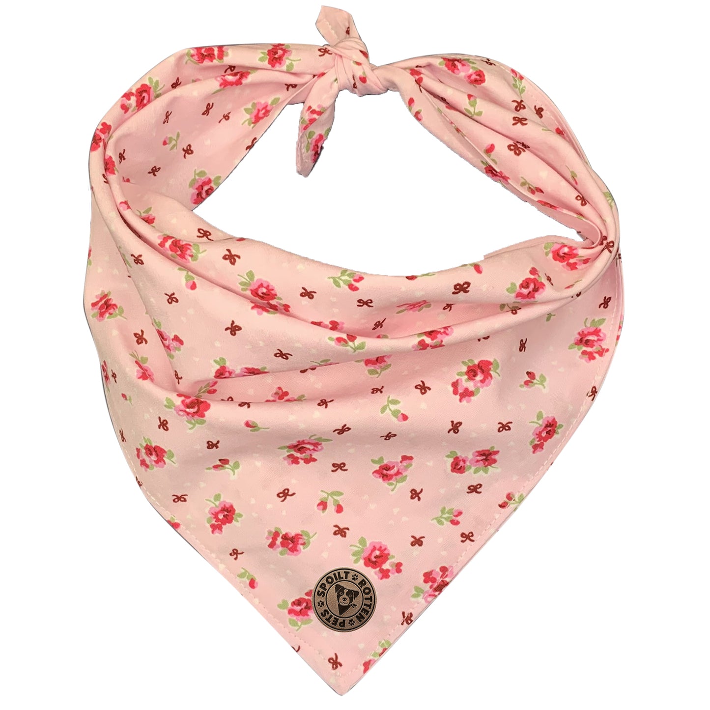 The Chelsea - Pink Vintage Rose Dog Bandana