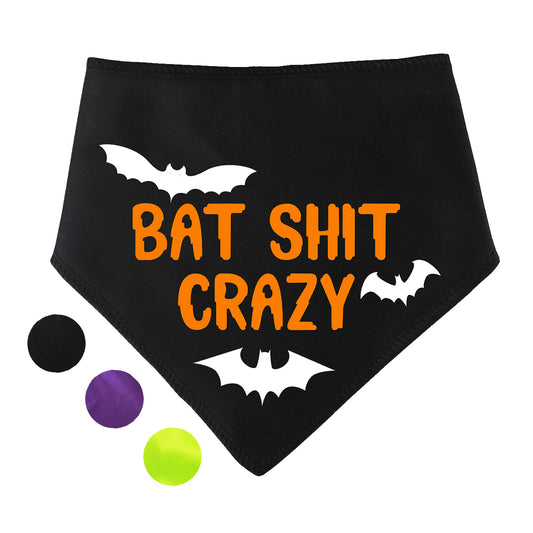 Bat Shit Crazy Dog Bandana