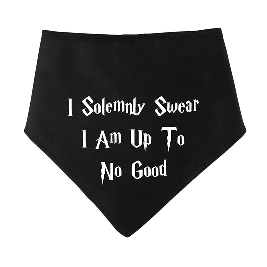 I Solemnly Swear I Am Up To No Good Dog Bandana