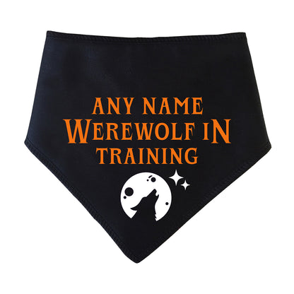 Werewolf In Training Personalised Dog Bandana