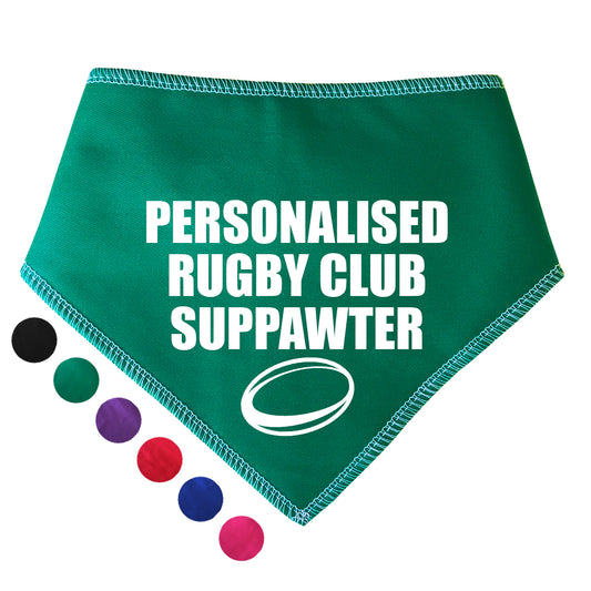 Rugby Any Team Suppawter Dog Bandana