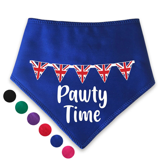 Pawty Time Bunting Dog Bandana