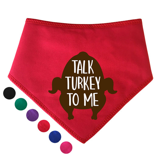 Talk Turkey To Me Dog Bandana