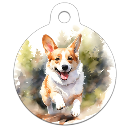 Woodland Running Dog Tag