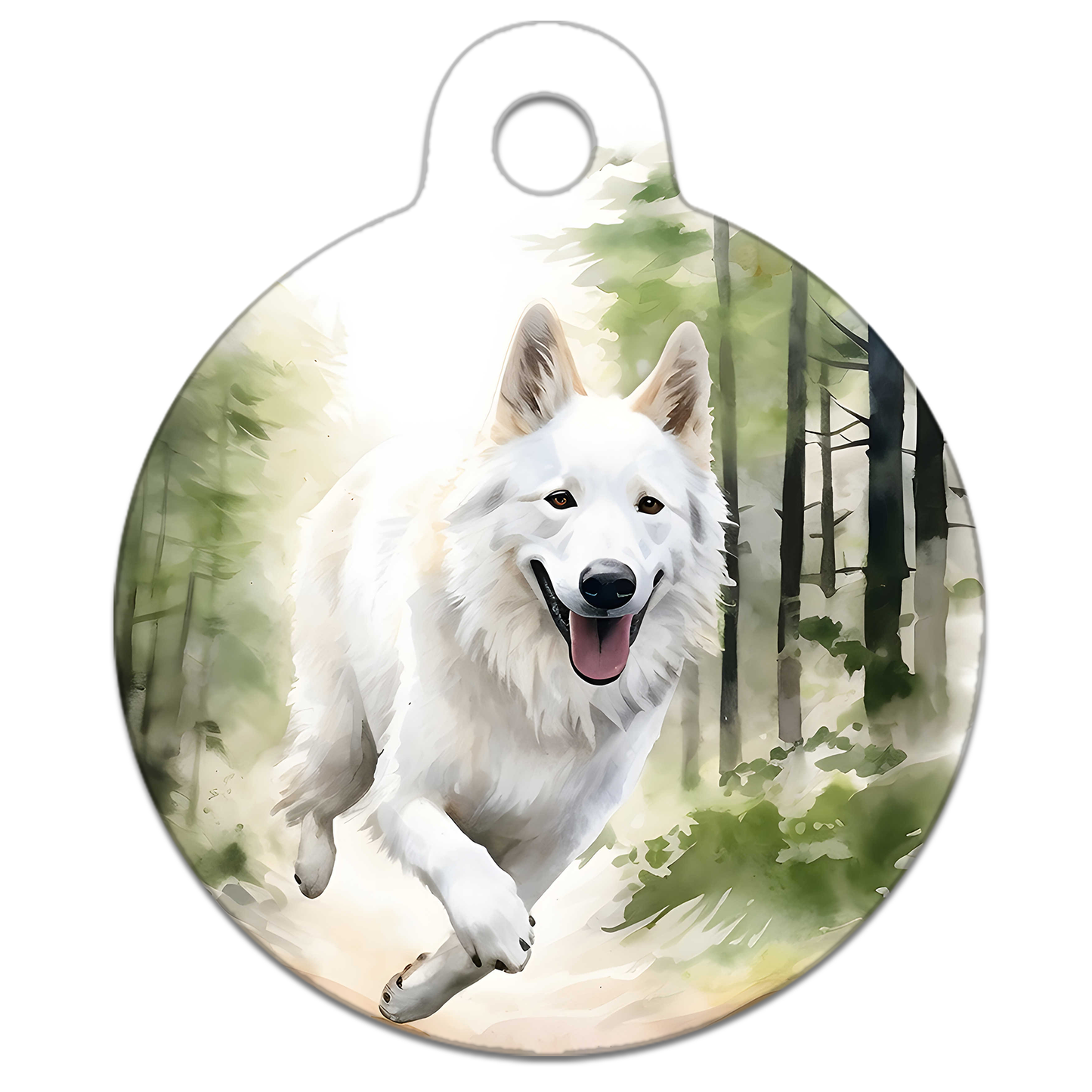 Woodland Running Dog Tag