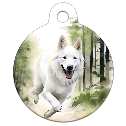 Woodland Running Dog Tag