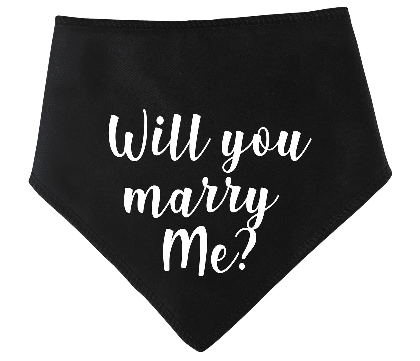 Will You Marry Me? Dog Bandana