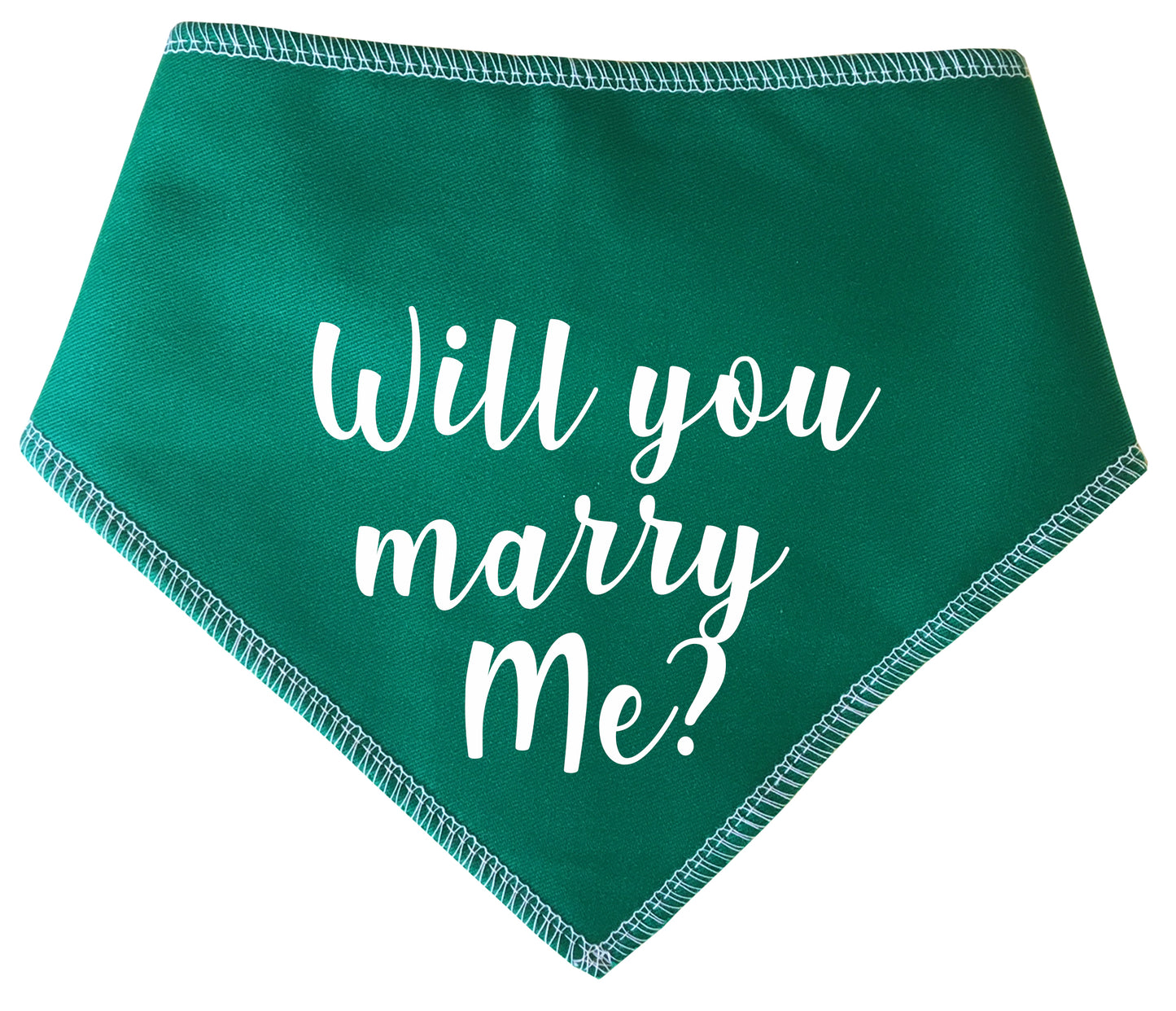 Will You Marry Me? Dog Bandana