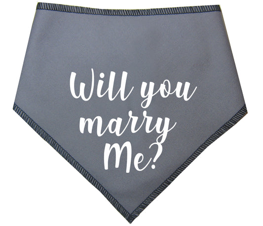 Will You Marry Me? Dog Bandana