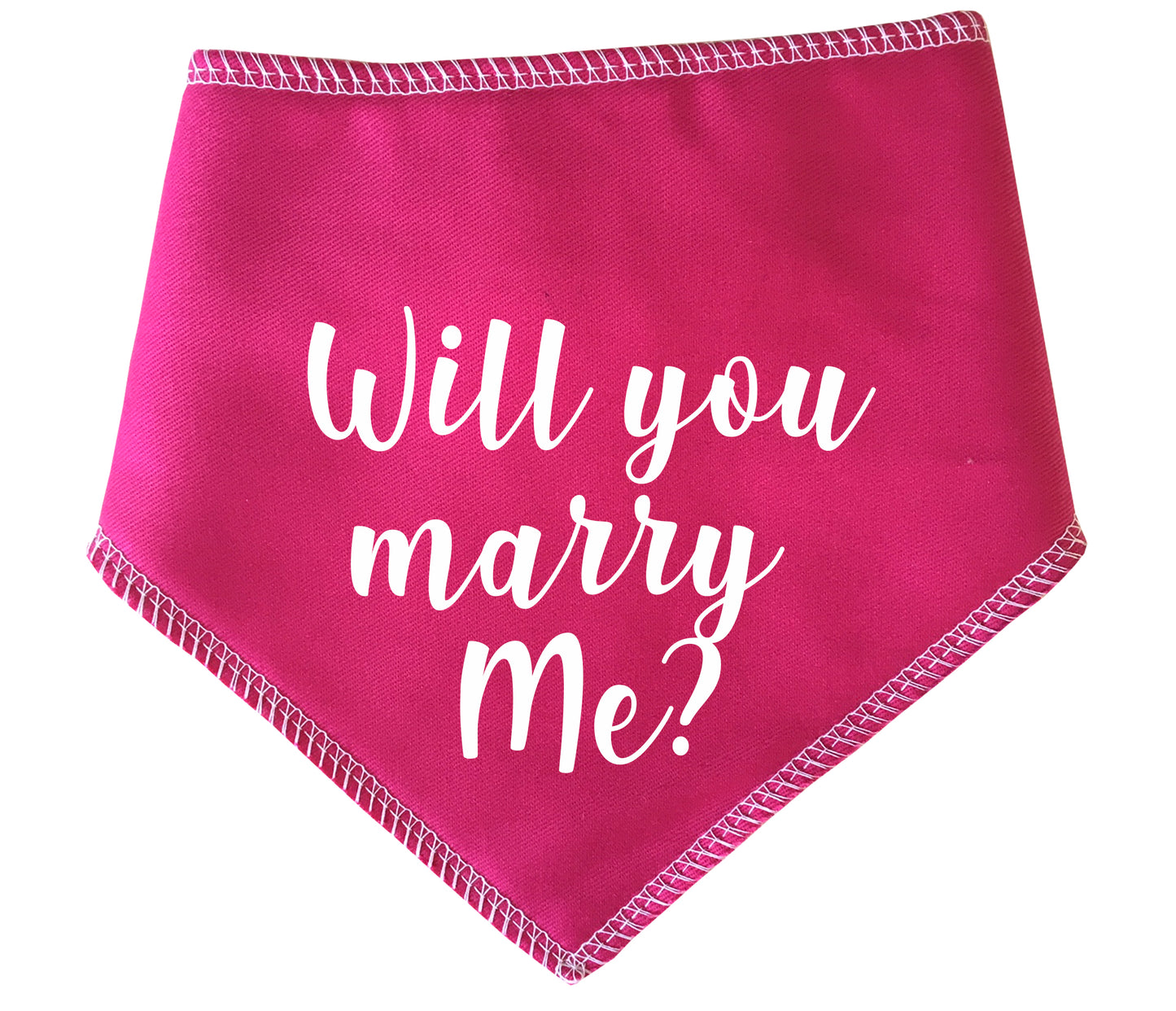Will You Marry Me? Dog Bandana