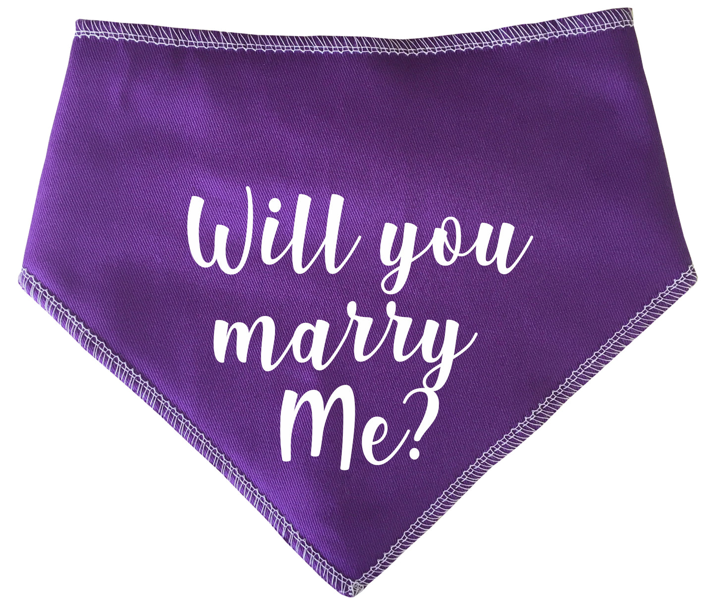 Will You Marry Me? Dog Bandana
