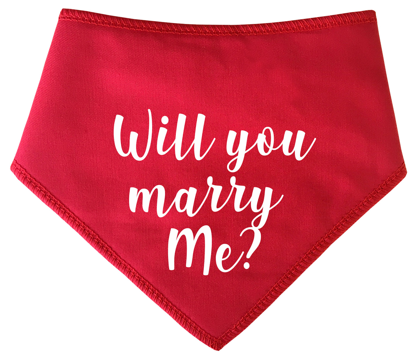 Will You Marry Me? Dog Bandana