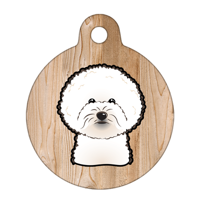 38mm Diameter Large Size - Bichon Frise Dog