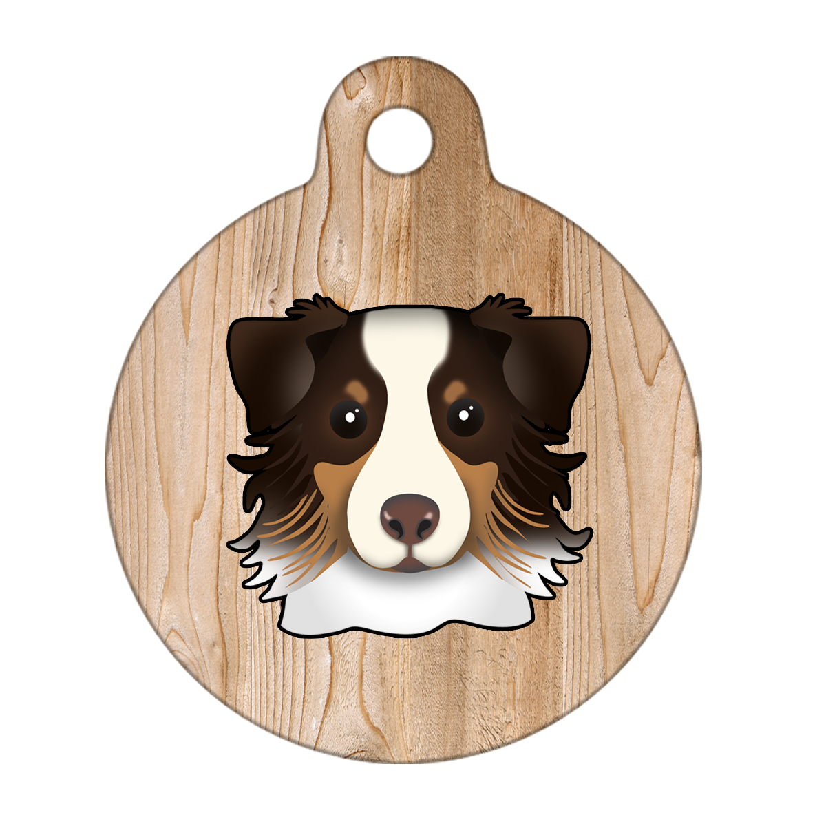 31mm Diameter Medium Size - Australian Shepherd Dog