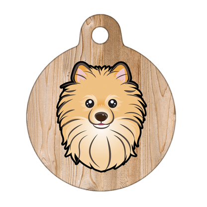 25mm Diameter Small Size - Pomeranian Dog