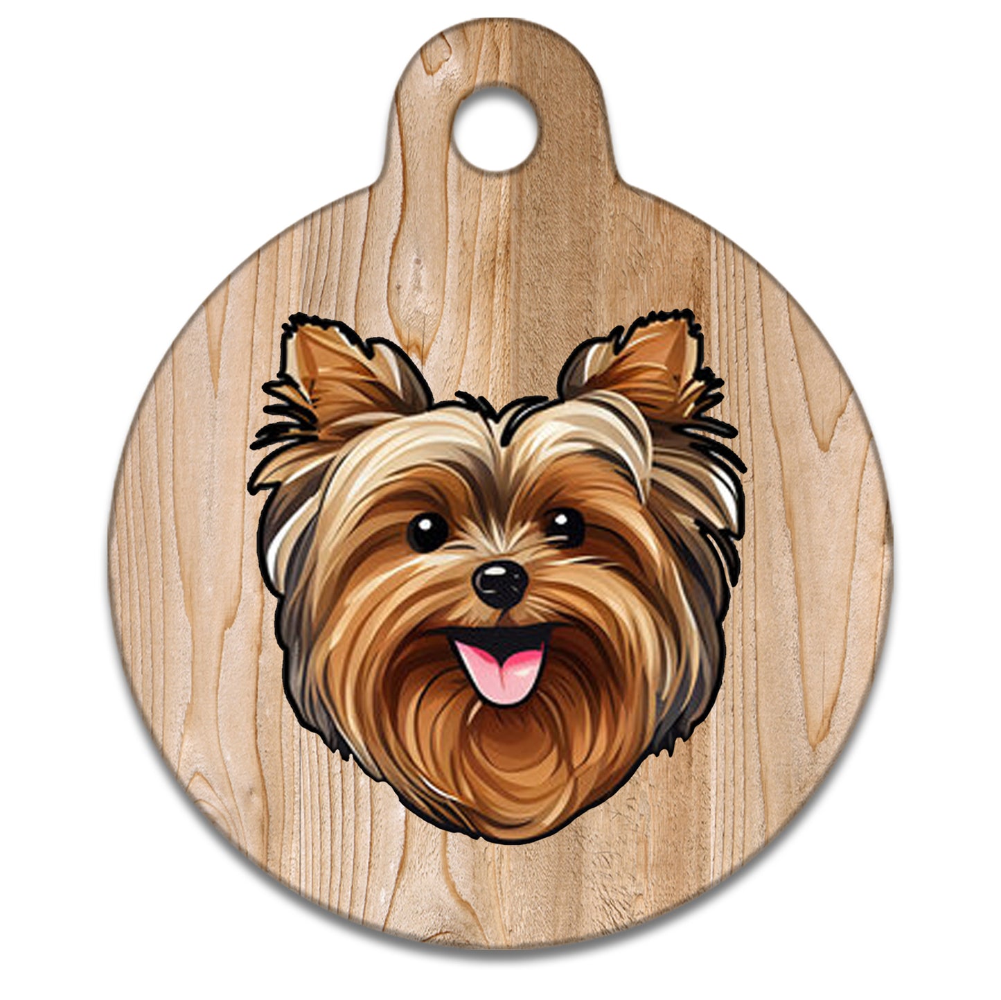 38mm Diameter Large Size - Yorkshire Terrier Dog