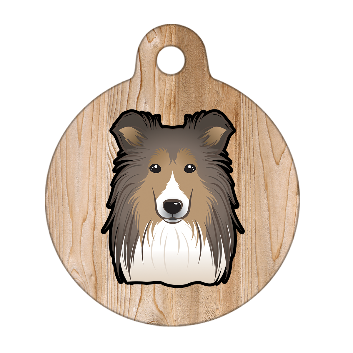 25mm Diameter Small Size - Shetland Dog